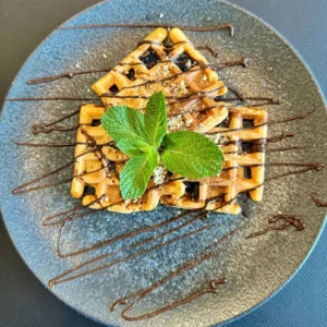 Belgian Pumpkin Waffles